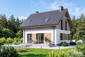  Projekt domu Chili (WOF1175) - projekt domu parterowego z poddaszem - Zdjęcie 3