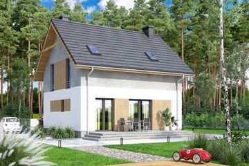  Projekt domu Chili (WOF1175) - projekt domu parterowego z poddaszem - Zdjęcie 3