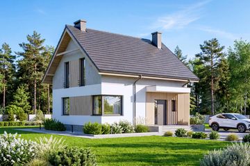  Projekt domu Chili (WOF1175) - projekt domu parterowego z poddaszem - Zdjęcie 1