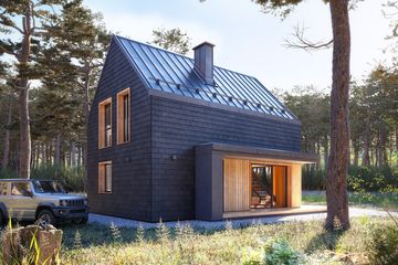  Projekt domu Pestka (BSA2324) - projekt domu parterowego z poddaszem - Zdjęcie 2