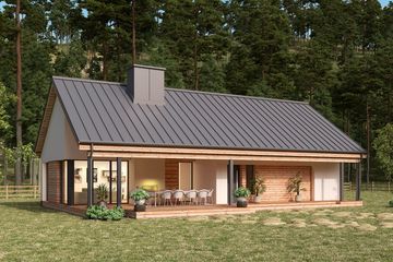  Projekt domu MJS-128 (WBD1038) - projekt domu parterowego - Zdjęcie 4