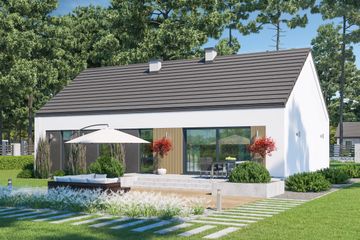  Projekt domu przy Olchowej 5 (KRK1703) - projekt domu parterowego - Zdjęcie 2