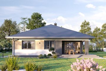  Projekt domu Blanka Prima (1799) (KRD2916) - projekt domu parterowego - Zdjęcie 5