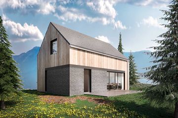  Projekt domu Bolzano DCP382 (WOB1775) - projekt domu parterowego z poddaszem - Zdjęcie 4