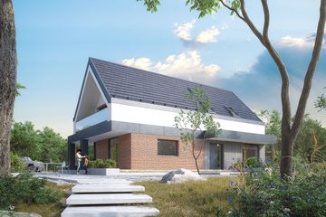  Projekt domu Iko (BSA2325) - projekt domu parterowego z poddaszem - Zdjęcie 6