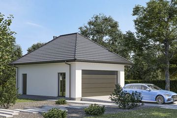  Projekt budynku gospodarczego BG10 (WAI1441) - projekt budynku parterowego - Zdjęcie 1