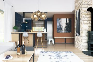  Projekt domu Ziomek z garażem 1-st. [A] (WRF2349) - projekt domu parterowego z poddaszem - Zdjęcie 4