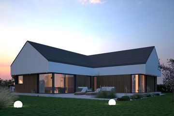  Projekt domu Partero 01 (ZGE1000) - projekt domu parterowego - Zdjęcie 3