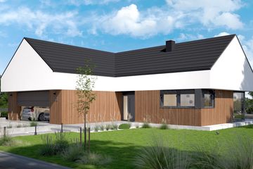  Projekt domu Partero 01 (ZGE1000) - projekt domu parterowego - Zdjęcie 5