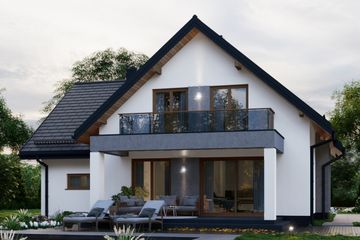  Projekt domu APS 260 wariant 2 (LUA1564) - projekt domu parterowego z poddaszem - Zdjęcie 4