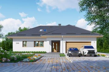  Projekt domu APS 344 (LUA1565) - projekt domu parterowego - Zdjęcie 1