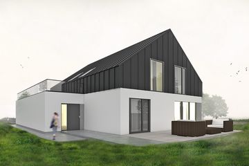  Projekt domu FX-151 (PZB1078) - projekt domu parterowego z poddaszem - Zdjęcie 2