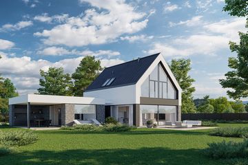  Projekt domu HomeKoncept 100 wariant 06 (KRX1217) - projekt domu parterowego z poddaszem - Zdjęcie 4