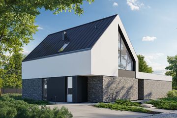  Projekt domu HomeKoncept 100 wariant 06 (KRX1217) - projekt domu parterowego z poddaszem - Zdjęcie 2