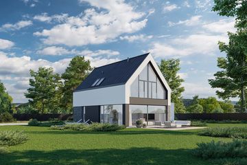  Projekt domu HomeKoncept 100 wariant 02 (KRX1220) - projekt domu parterowego z poddaszem - Zdjęcie 6