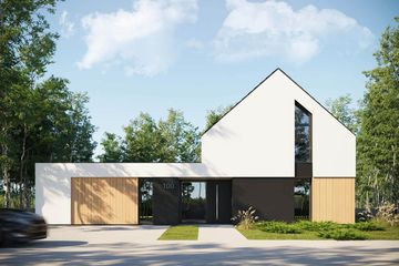  Projekt domu HomeKoncept 100 wariant 04 (KRX1221) - projekt domu parterowego z poddaszem - Zdjęcie 3