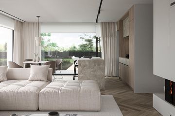  Projekt domu HomeKoncept 100 wariant 03 (KRX1219) - projekt domu parterowego z poddaszem - Zdjęcie 7