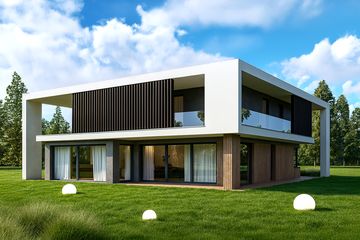  Projekt domu FX-101 (PZB1089) - projekt domu z pełnym piętrem - Zdjęcie 1