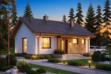  Projekt domu Mirabelka (WOF1176) - projekt domu parterowego - Zdjęcie 5