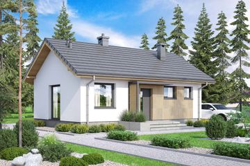  Projekt domu Mirabelka (WOF1176) - projekt domu parterowego - Zdjęcie 5