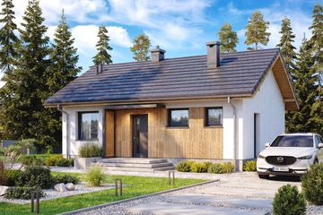 Projekt domu Mirabelka (WOF1176) - projekt domu parterowego - Zdjęcie 2