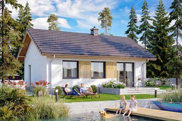  Projekt domu Mirabelka (WOF1176) - projekt domu parterowego - Zdjęcie 3