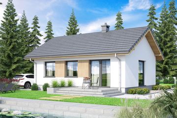  Projekt domu Mirabelka (WOF1176) - projekt domu parterowego - Zdjęcie 4