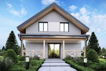  Projekt domu uA111 (WCB1387) - projekt domu parterowego z poddaszem - Zdjęcie 5