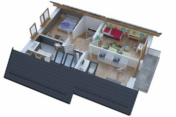  Projekt domu BW-36 wariant 18 bez garażu (JGC1249) - projekt domu parterowego z poddaszem - Zdjęcie 5