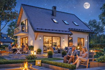  Projekt domu BW-36 wariant 18 bez garażu (JGC1249) - projekt domu parterowego z poddaszem - Zdjęcie 4