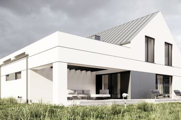  Projekt domu uA278 (WCB1392) - projekt domu parterowego z poddaszem - Zdjęcie 4