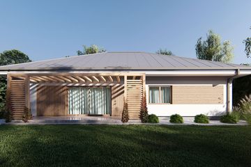  Projekt domu uA295v1 (WCB1393) - projekt domu parterowego - Zdjęcie 3