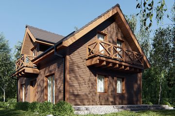  Projekt domu uA293 (WCB1397) - projekt domu parterowego z poddaszem - Zdjęcie 2