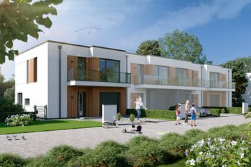  Projekt domu EG-88 segment skrajny (WWB1119) - projekt domu z pełnym piętrem - Zdjęcie 1