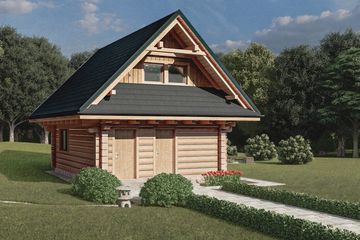  Projekt domu L-310 (SLU1026) - projekt domu parterowego z poddaszem - Zdjęcie 4