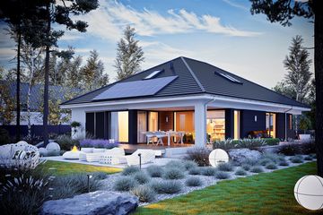  Projekt domu Alison IV G2 energo plus (WRC2795) - projekt domu parterowego - Zdjęcie 1