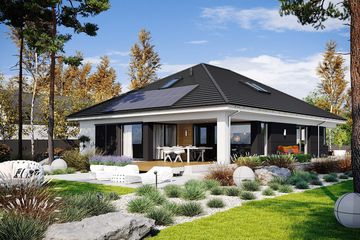  Projekt domu Alison IV G2 energo plus (WRC2795) - projekt domu parterowego - Zdjęcie 3