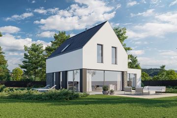  Projekt domu HomeKoncept 101 wariant 02 (KRX1224) - projekt domu parterowego z poddaszem - Zdjęcie 3