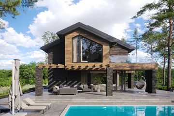  Projekt domu NewHouse 721 (KRZ1015) - projekt domu parterowego z poddaszem - Zdjęcie 9