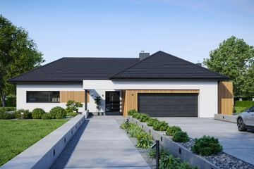  Projekt domu NewHouse 717 (KRZ1016) - projekt domu parterowego - Zdjęcie 2