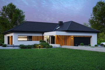  Projekt domu NewHouse 717 (KRZ1016) - projekt domu parterowego - Zdjęcie 3