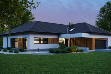  Projekt domu NewHouse 717 (KRZ1016) - projekt domu parterowego - Zdjęcie 5