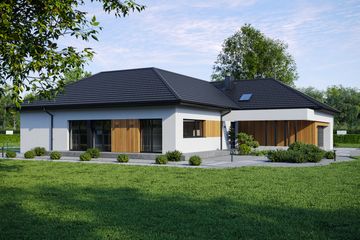  Projekt domu NewHouse 717 (KRZ1016) - projekt domu parterowego - Zdjęcie 8