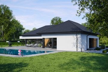  Projekt domu NewHouse 717 (KRZ1016) - projekt domu parterowego - Zdjęcie 10