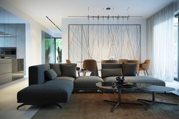  Projekt domu Modern House New House 718 wariant 01 (KRZ1018) - projekt domu parterowego - Zdjęcie 5