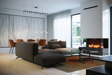  Projekt domu Modern House New House 718 wariant 01 (KRZ1018) - projekt domu parterowego - Zdjęcie 6