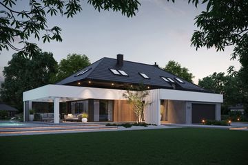  Projekt domu NewHouse 707 (KRZ1019) - projekt domu parterowego z poddaszem - Zdjęcie 24