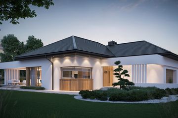  Projekt domu NewHouse 708 (KRZ1021) - projekt domu parterowego - Zdjęcie 1