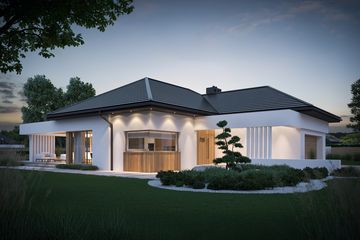  Projekt domu NewHouse 708 (KRZ1021) - projekt domu parterowego - Zdjęcie 1