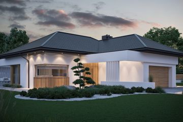  Projekt domu NewHouse 708 (KRZ1021) - projekt domu parterowego - Zdjęcie 3